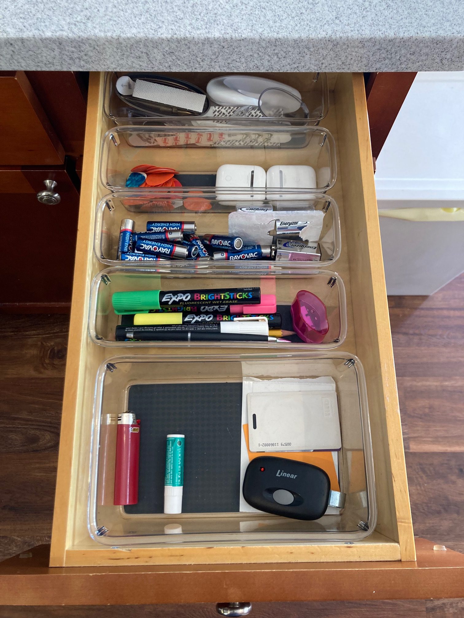 Organize your junk drawer with my DIY junk drawer organizer!